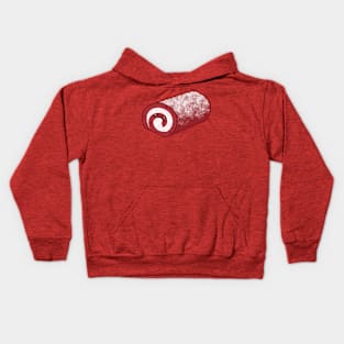 Red Velvet Cake Roll Kids Hoodie